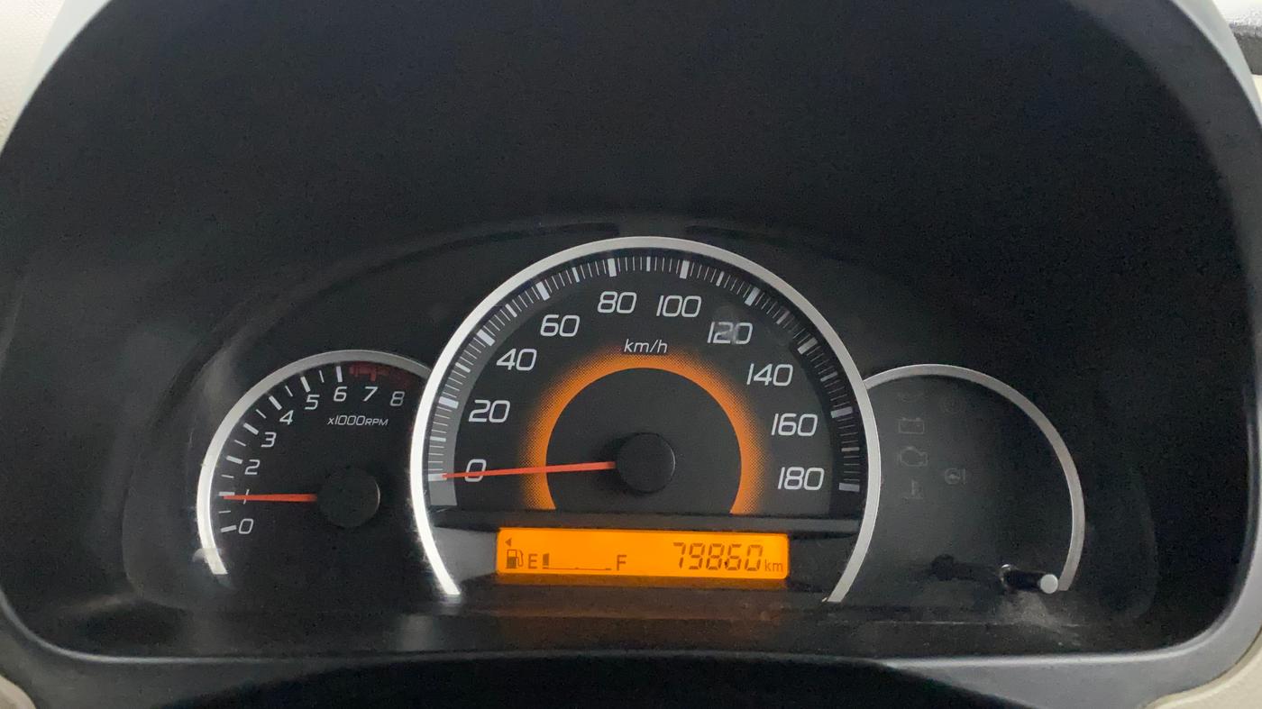 2016 Maruti Wagon R 1.0 VXI, Petrol, Manual, 79,850 km, Odometer Image