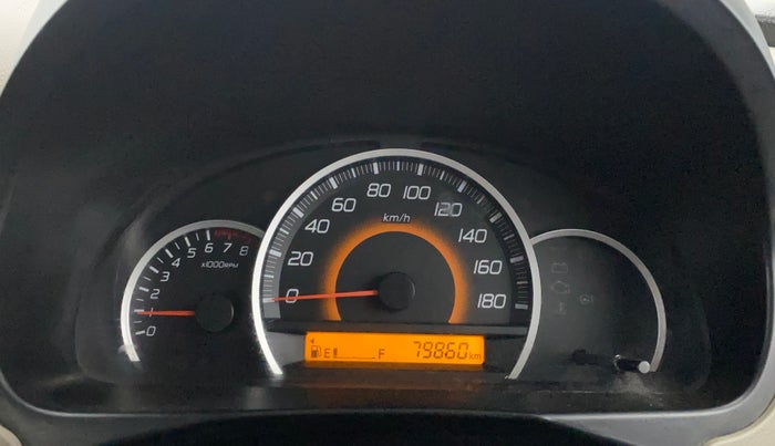 2016 Maruti Wagon R 1.0 VXI, Petrol, Manual, 79,850 km, Odometer Image