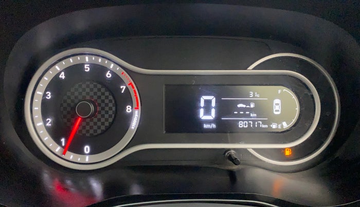 2021 Hyundai GRAND I10 NIOS SPORTZ 1.2 KAPPA VTVT, Petrol, Manual, 80,673 km, Odometer Image