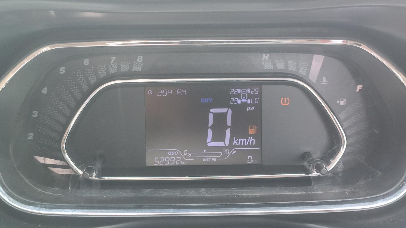 2021 Tata NEXON XZ PLUS PETROL SUNROOF, Petrol, Manual, 52,992 km, Odometer Image