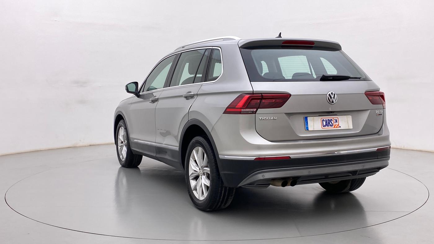 2017 Volkswagen TIGUAN HIGHLINE TDI AT, Diesel, Automatic, 1,19,427 km, Left Back Diagonal