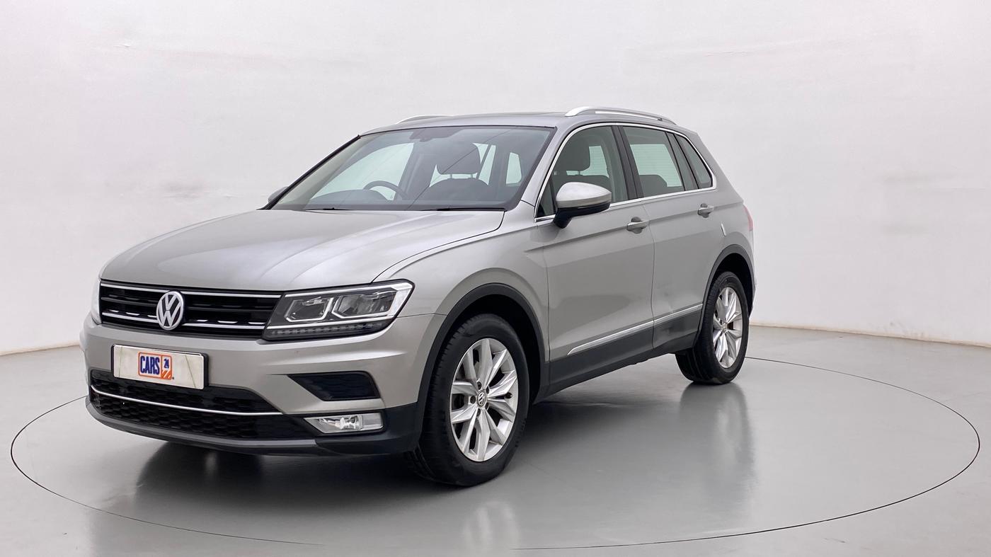 2017 Volkswagen TIGUAN HIGHLINE TDI AT, Diesel, Automatic, 1,19,427 km, Left Front Diagonal