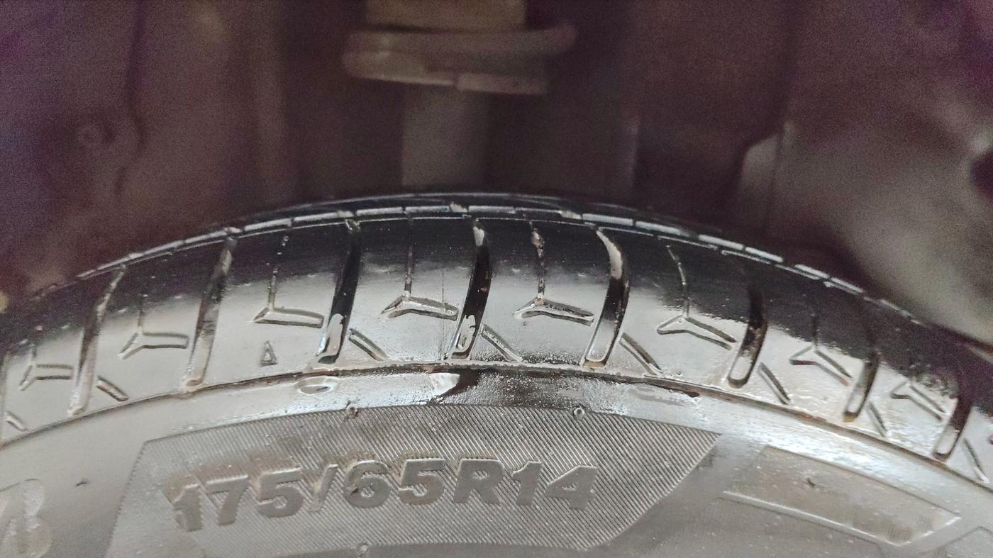 2022 Tata TIGOR XZ PLUS CNG, CNG, Manual, 65,310 km, Right Rear Tyre Tread