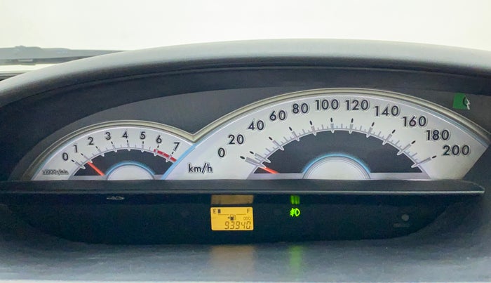 2011 Toyota Etios V, Petrol, Manual, 93,940 km, Odometer Image