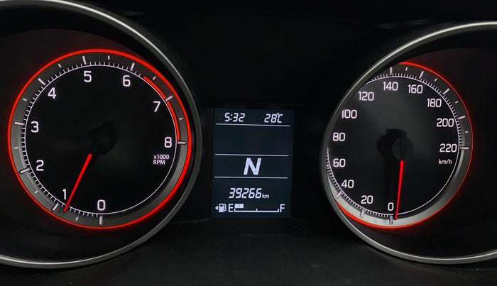 2018 Maruti Swift ZXI AMT, Petrol, Automatic, 39,255 km, Odometer Image