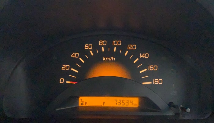 2014 Maruti Wagon R 1.0 LXI CNG, CNG, Manual, 73,582 km, Odometer Image