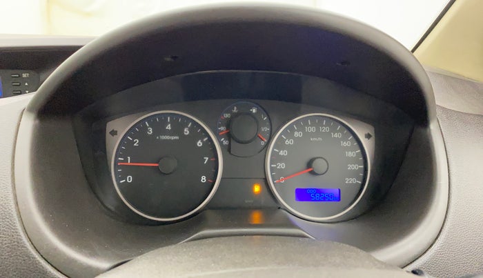 2013 Hyundai i20 MAGNA (O) 1.2, Petrol, Manual, 58,219 km, Odometer Image