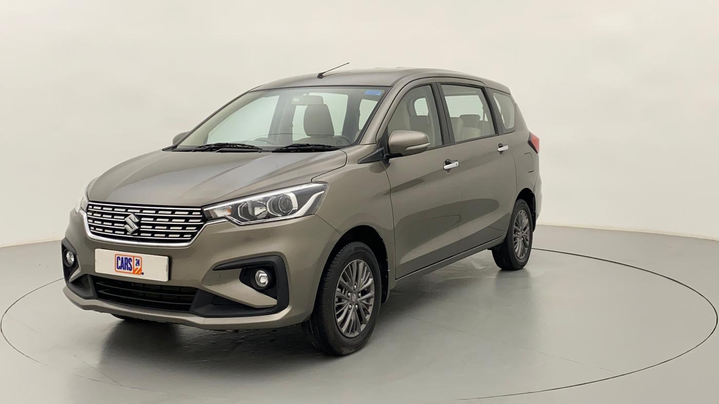2021 Maruti Ertiga ZXI Plus SHVS, Petrol, Manual, 10,351 km, Left Front Diagonal