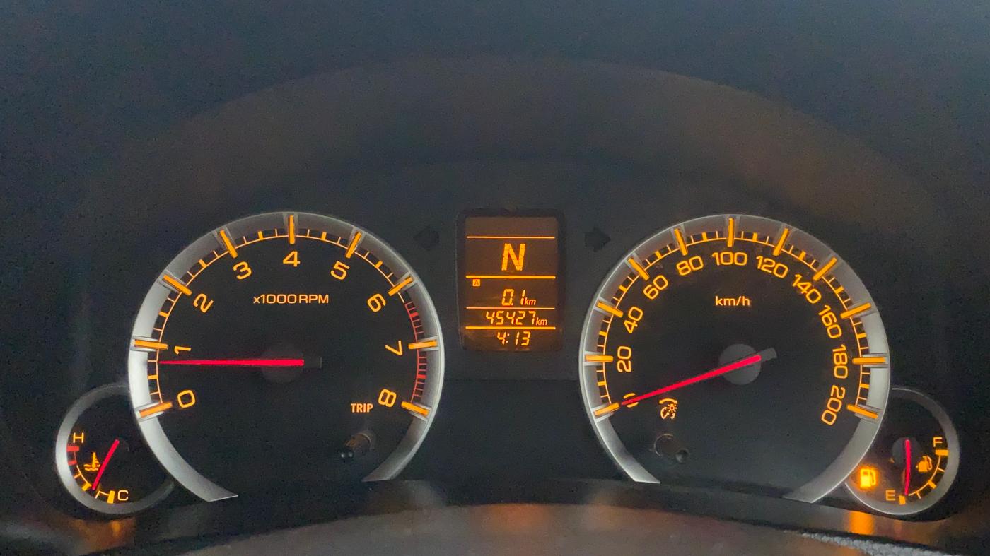 2016 Maruti Swift Dzire VXI AMT, Petrol, Automatic, 45,652 km, Odometer Image