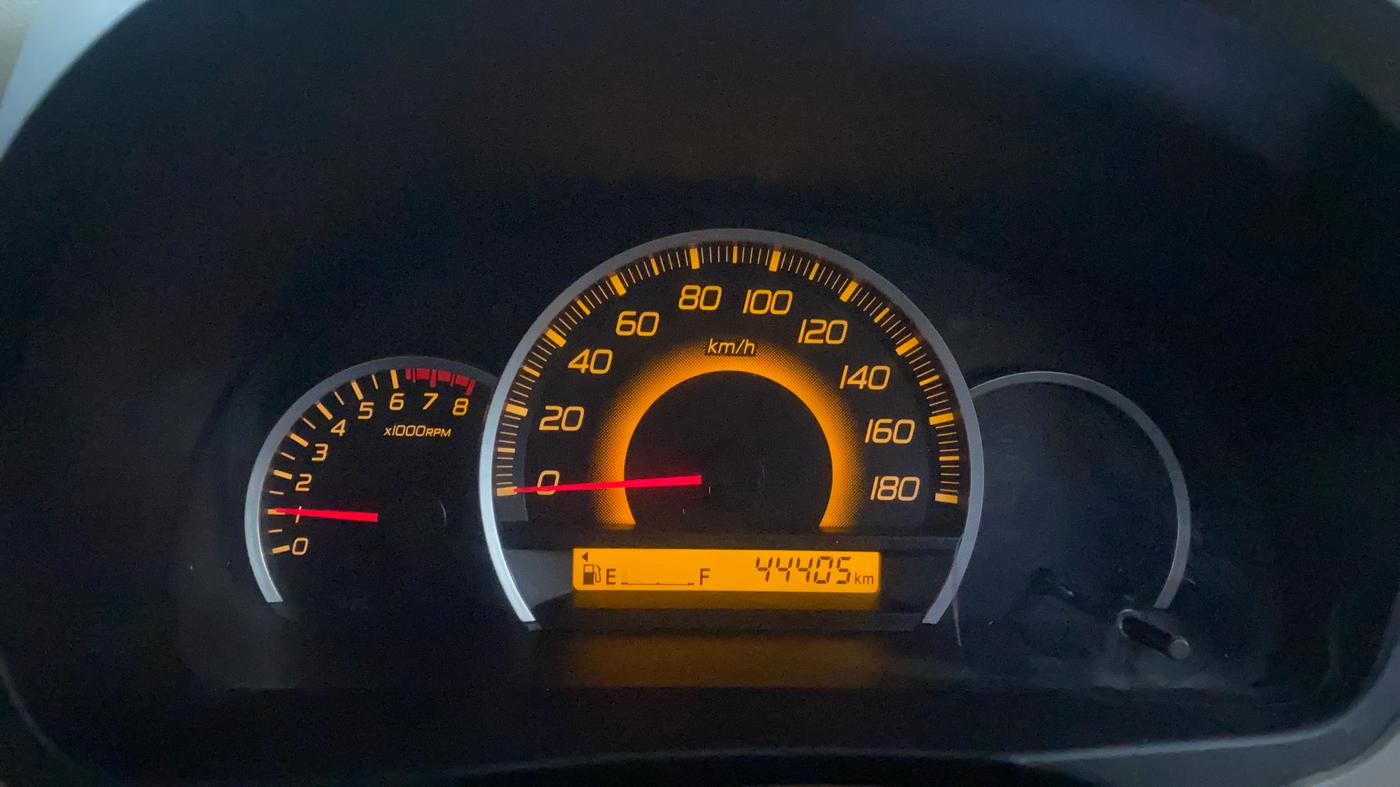 2015 Maruti Wagon R 1.0 VXI, Petrol, Manual, 44,408 km, Odometer Image