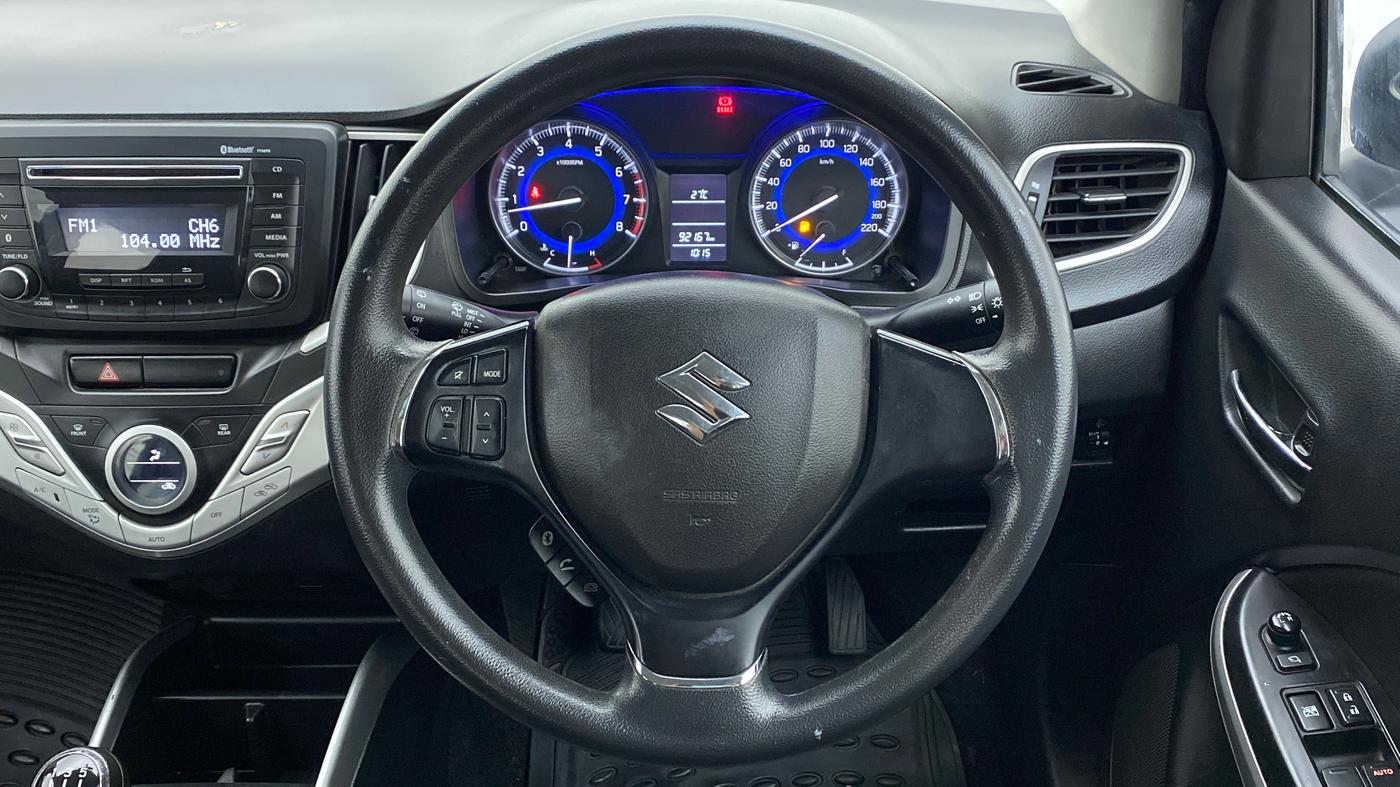 2018 Maruti Baleno DELTA 1.2 K12, Petrol, Manual, 92,178 km, Steering Wheel Close Up