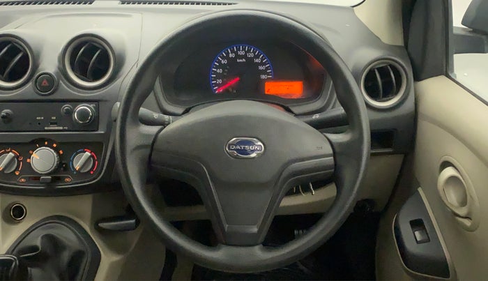 2017 Datsun Go Plus T, Petrol, Manual, 17,268 km, Steering Wheel Close Up