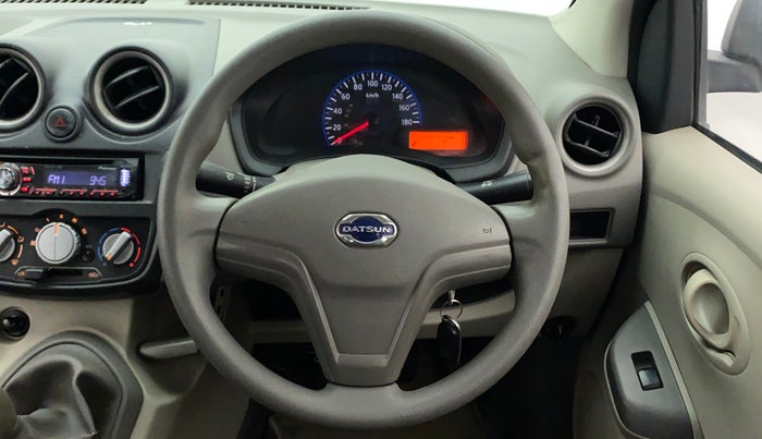 2014 Datsun Go T, Petrol, Manual, 90,047 km, Steering Wheel Close Up
