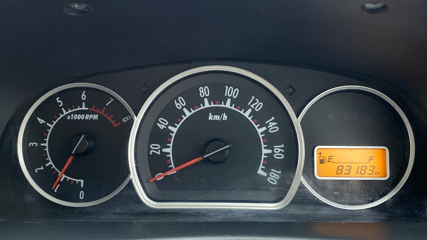 2014 Maruti Alto K10 VXI, Petrol, Manual, 83,182 km, Odometer Image