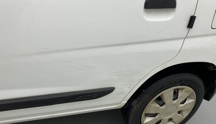 2014 Maruti Alto K10 VXI, Petrol, Manual, 83,182 km, Rear left door - Minor scratches