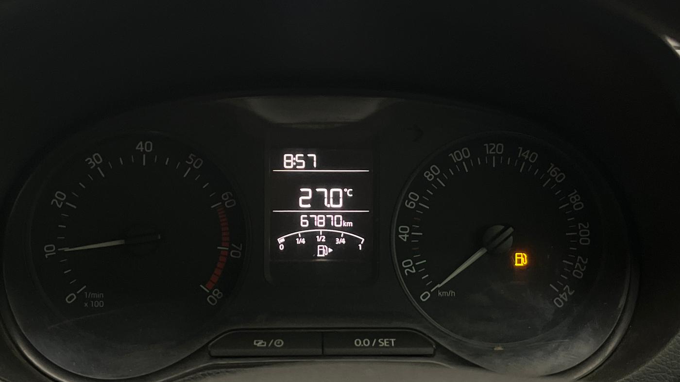 2020 Skoda Rapid ACTIVE 1.0 TSI, Petrol, Manual, 67,815 km, Odometer Image