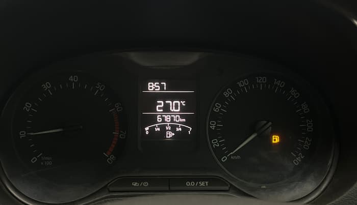 2020 Skoda Rapid ACTIVE 1.0 TSI, Petrol, Manual, 67,815 km, Odometer Image