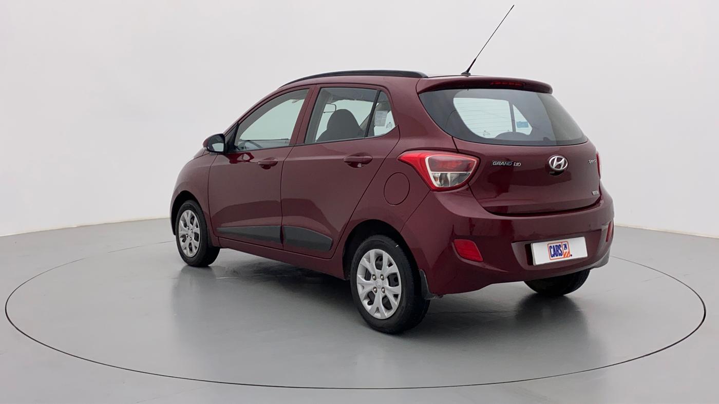 2015 Hyundai Grand i10 SPORTZ 1.2 KAPPA VTVT, Petrol, Manual, 22,540 km, Left Back Diagonal