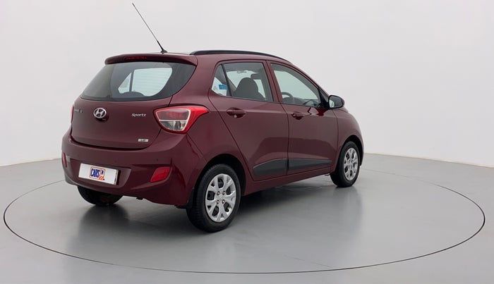 2015 Hyundai Grand i10 SPORTZ 1.2 KAPPA VTVT, Petrol, Manual, 22,540 km, Right Back Diagonal