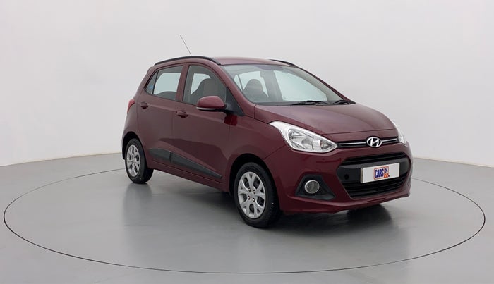2015 Hyundai Grand i10 SPORTZ 1.2 KAPPA VTVT, Petrol, Manual, 22,540 km, Right Front Diagonal