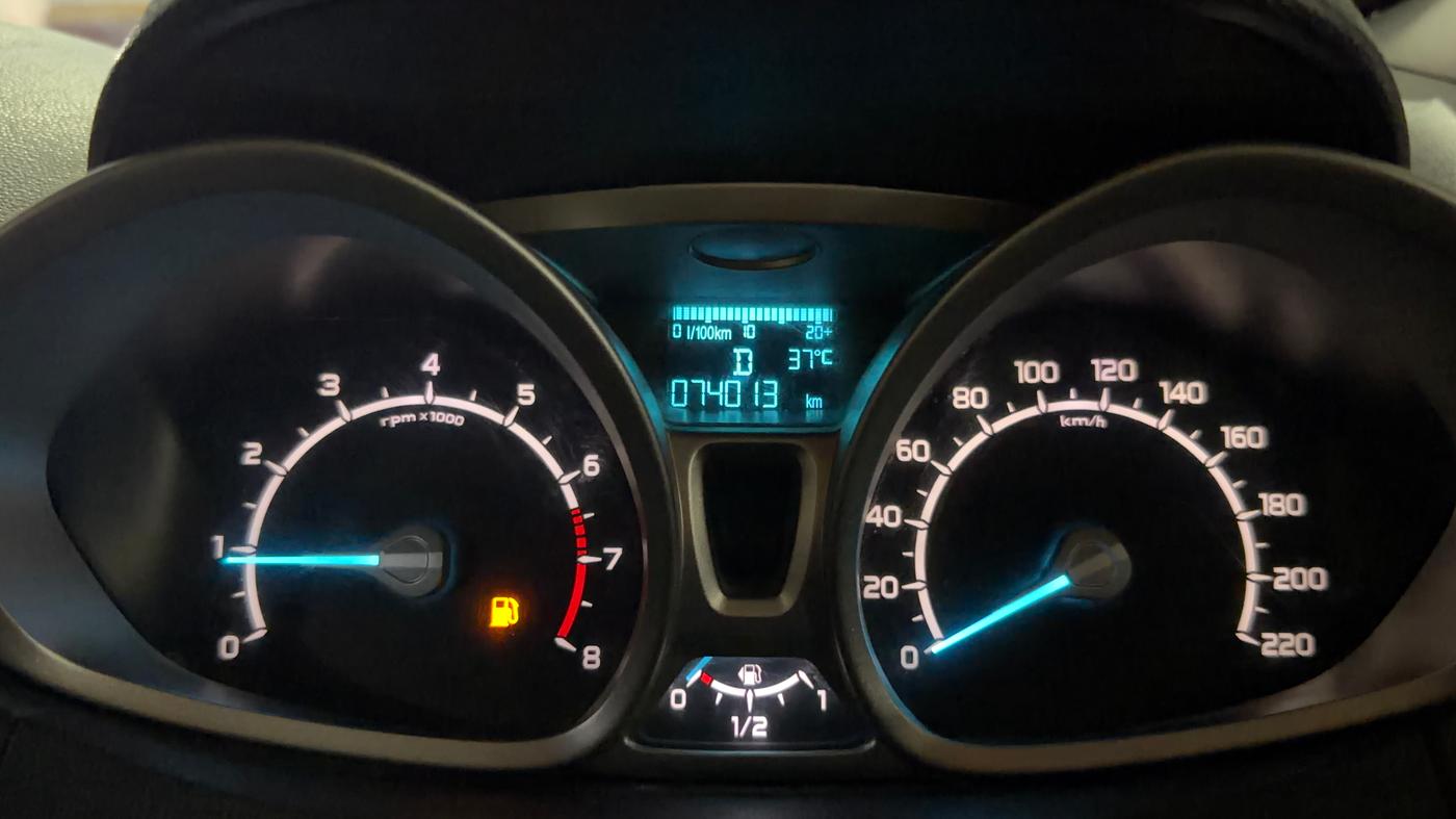 2015 Ford Ecosport TITANIUM 1.5L PETROL AT, Petrol, Automatic, 74,001 km, Odometer Image