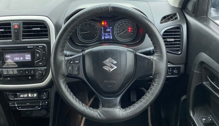 2020 Maruti Vitara Brezza VXI, Petrol, Manual, 40,912 km, Steering Wheel Close Up