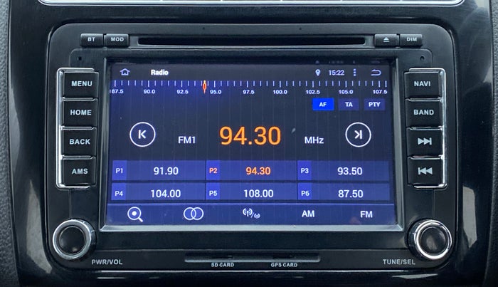 2015 Volkswagen Polo GT TSI 1.2 PETROL AT, Petrol, Automatic, 1,11,978 km, Infotainment System