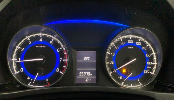 2016 Maruti Baleno DELTA PETROL 1.2, Petrol, Manual, 96,019 km, Odometer Image