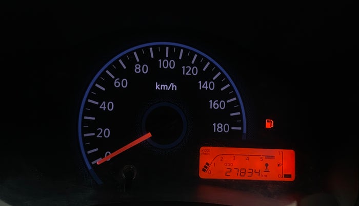 2019 Datsun Redi Go A, Petrol, Manual, 27,802 km, Odometer Image