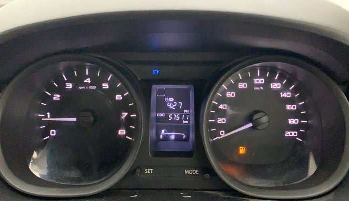 2018 Tata Tiago XM PETROL, Petrol, Manual, 57,439 km, Odometer Image