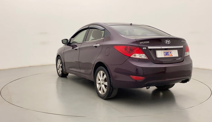 2011 Hyundai Verna FLUIDIC 1.6 CRDI EX, Diesel, Manual, 83,963 km, Left Back Diagonal