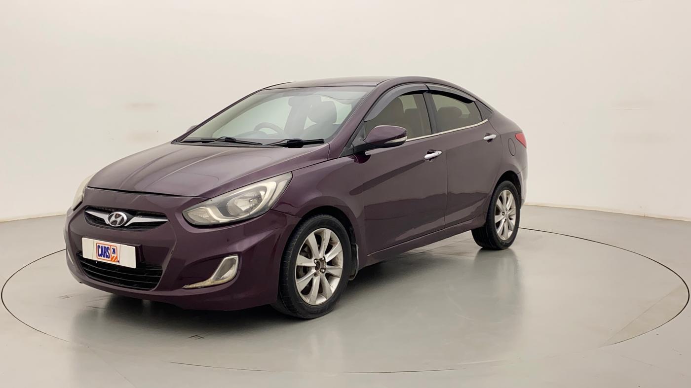 2011 Hyundai Verna FLUIDIC 1.6 CRDI EX, Diesel, Manual, 83,963 km, Left Front Diagonal