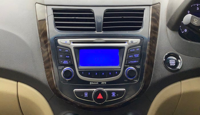 2011 Hyundai Verna FLUIDIC 1.6 CRDI EX, Diesel, Manual, 83,963 km, Infotainment System