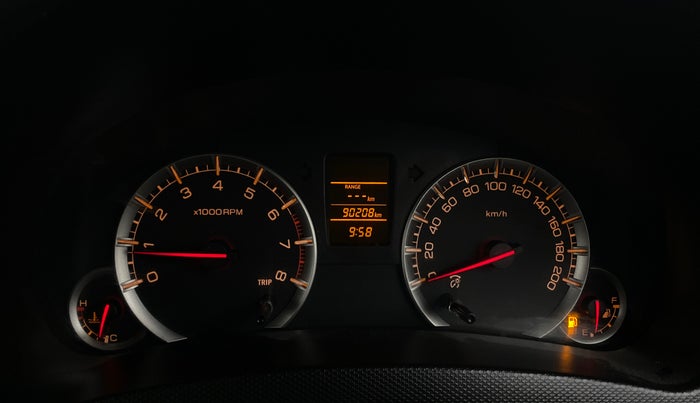 2017 Maruti Swift VXI O, Petrol, Manual, 90,205 km, Odometer Image