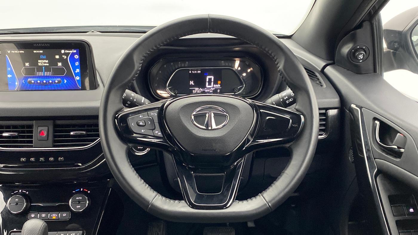 2021 Tata NEXON XZA+ DARK EDITION 1.2 RTN, Petrol, Automatic, 5,420 km, Steering Wheel Close Up