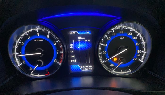 2021 Maruti Baleno ALPHA PETROL 1.2, Petrol, Manual, 41,236 km, Odometer Image