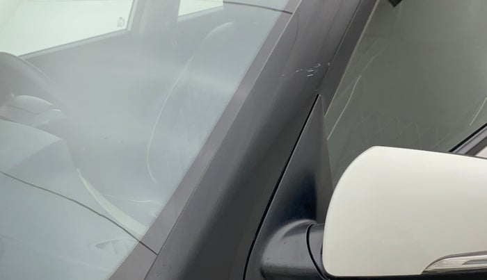 2018 Hyundai Creta E PLUS 1.6 PETROL, Petrol, Manual, 58,196 km, Left A pillar - Minor scratches