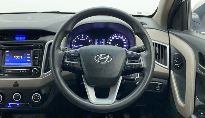 2018 Hyundai Creta E PLUS 1.6 PETROL, Petrol, Manual, 58,196 km, Steering Wheel Close Up