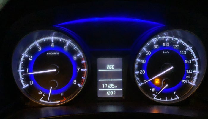 2017 Maruti Baleno DELTA PETROL 1.2, Petrol, Manual, 77,176 km, Odometer Image