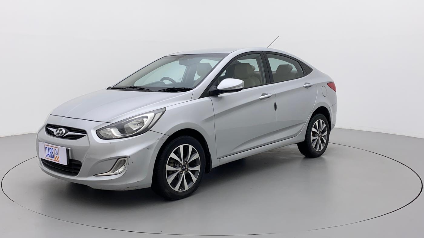 2014 Hyundai Verna FLUIDIC 1.6 CRDI SX, Diesel, Manual, 57,182 km, Left Front Diagonal