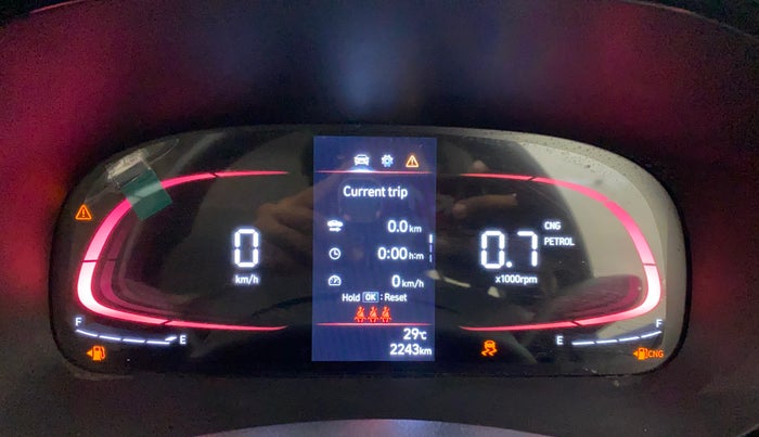 2025 Hyundai EXTER SX 1.2 MT Hy-CNG Duo , CNG, Manual, 2,242 km, Odometer Image