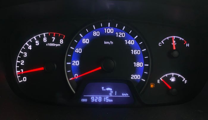 2016 Hyundai Xcent SX 1.2, Petrol, Manual, 92,812 km, Odometer Image