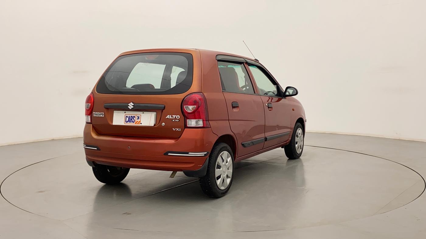 2013 Maruti Alto K10 VXI, Petrol, Manual, 82,482 km, Right Back Diagonal