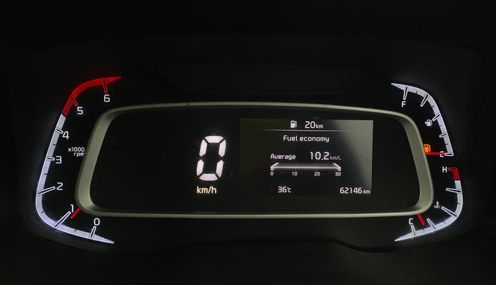 2022 KIA SONET HTX 1.5, Diesel, Manual, 62,110 km, Odometer Image