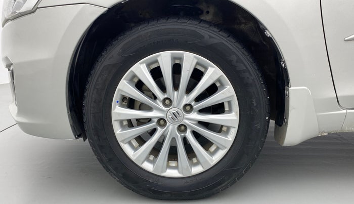 2017 Maruti Ciaz ZETA 1.4 VVT AMT, Petrol, Automatic, 63,065 km, Left Front Wheel