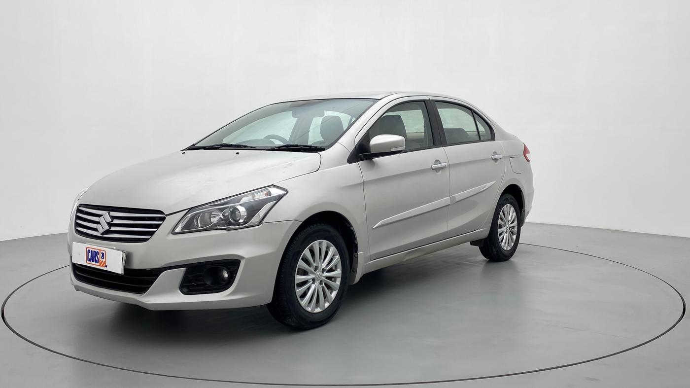 2017 Maruti Ciaz ZETA 1.4 VVT AMT, Petrol, Automatic, 63,065 km, Left Front Diagonal