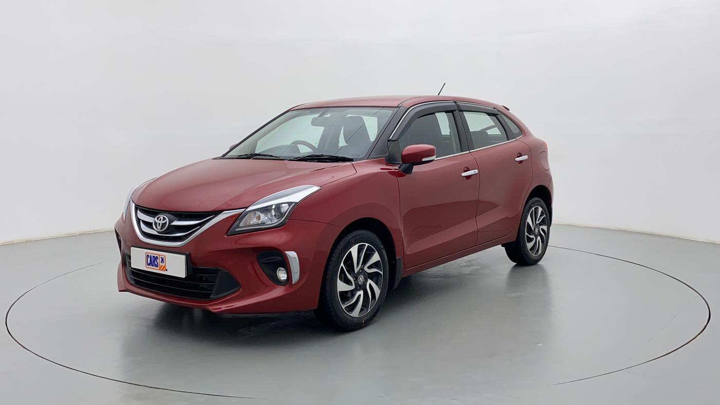 2019 Toyota Glanza G CVT, Petrol, Automatic, 45,097 km, Left Front Diagonal