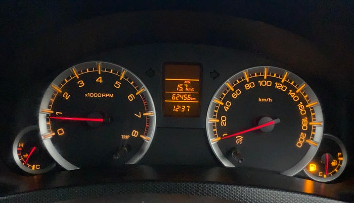2012 Maruti Swift VXI, Petrol, Manual, 62,456 km, Odometer Image