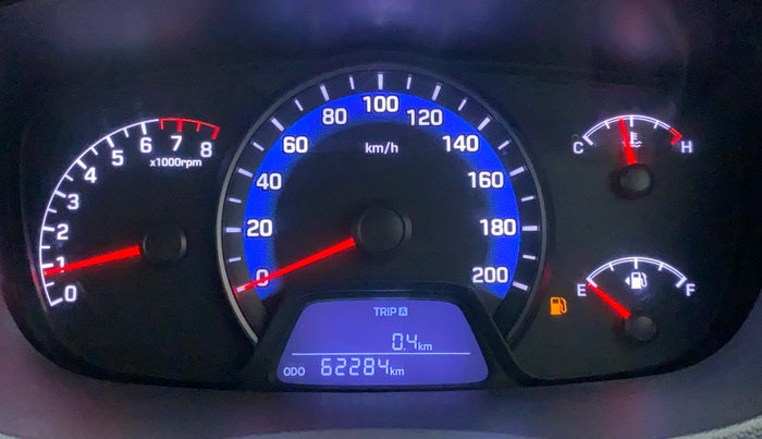 2014 Hyundai Xcent SX 1.2 OPT, Petrol, Manual, 62,523 km, Odometer Image
