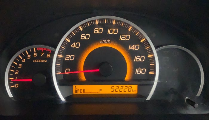 2015 Maruti Wagon R 1.0 VXI, Petrol, Manual, 52,228 km, Odometer Image